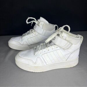 White Adidas Shoes High Tops for Sale up to 90% Off: Poshmark